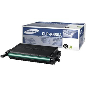 Samsung CLP-K660A Black Toner Cartridge, CLP-610/660, CLX-6200/6210/6240 - 2,500 pag [1]