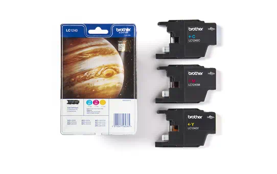 Set cartuse cerneala Brother C+M+Y LC1240RBWBP [2]