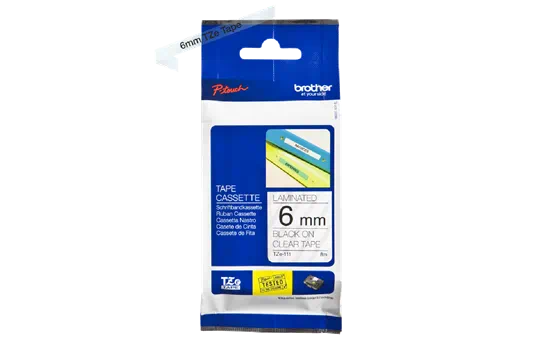 TZE111 6mm BLACK ON CLEAR [3]