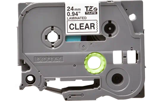 TZE151 24mm BLACK ON CLEAR [2]