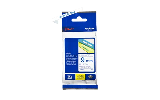 TZE223 9mm BLUE ON WHITE [3]