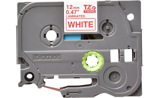 TZE232 12mm RED ON WHITE [2]