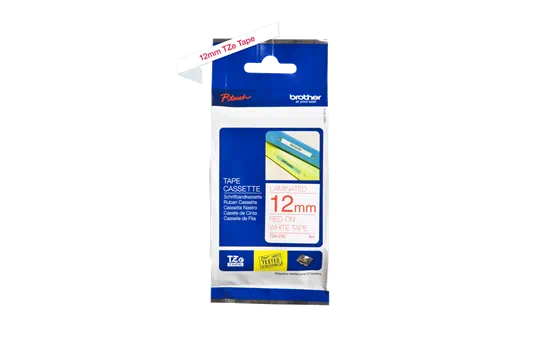 TZE232 12mm RED ON WHITE [3]