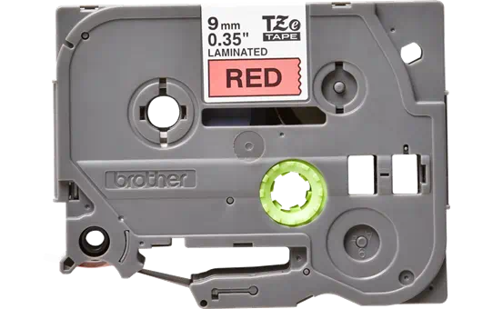 TZE421 9mm BLACK ON RED [2]