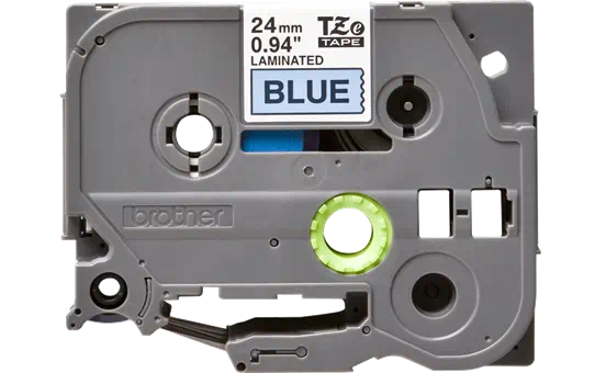 TZE551 24mm BLACK ON BLUE [2]