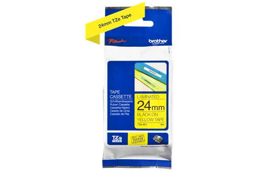 TZE651 24mm BLACK ON YELLOW [3]