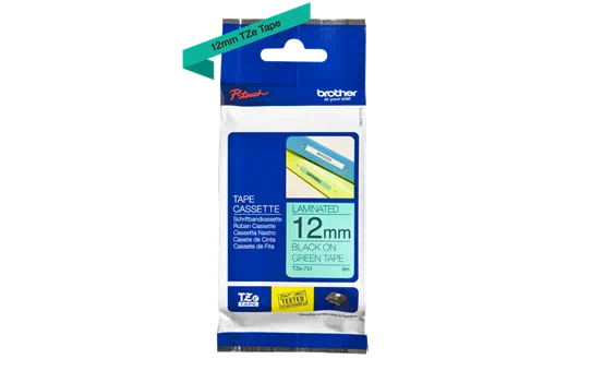 TZE731 12mm BLACK ON GREEN [3]