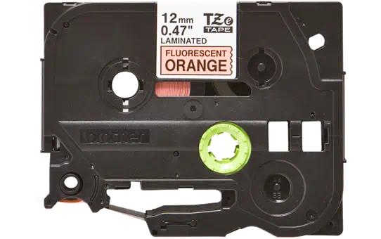 TZEB31 12mm BLACK ON FLUO. ORANGE [2]