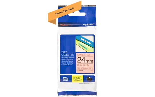 TZEB51 24mm BLACK ON FLUO. ORANGE [3]