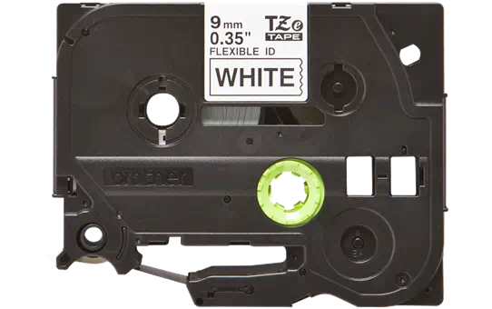 TZEFX221 9mm BLACK  ON WHITE FLEXIBLE ID [2]