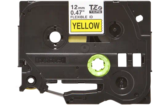 TZEFX631 12mm BLACK  ON YELLOW FLEXIBLE ID [2]