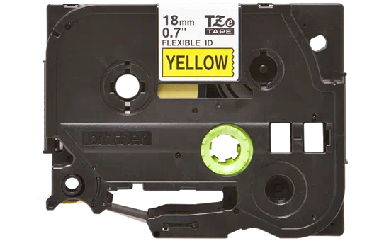 TZEFX641 18mm BLACK  ON YELLOW FLEXIBLE ID [2]