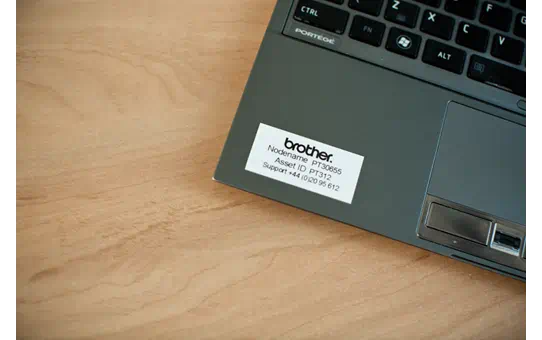 TZES261 36mm BLACK  ON WHITE ADHESIVE TAPE [4]