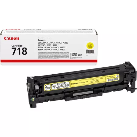 CANON CRG-718Y TONER LBP-7200CDN YEL 2.9K