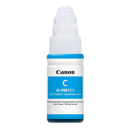 Cartuse de cerneala - Canon INK GI-490 C Cyan Ink Bottle 7k for G1400,G2400, G3400