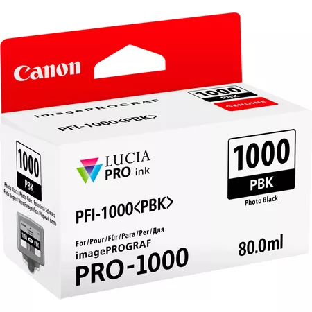 Cartus cerneala Lucia Pro PFI-1000PBK PhotoBlack pt. imagePROGRAF PRO-1000 [1]