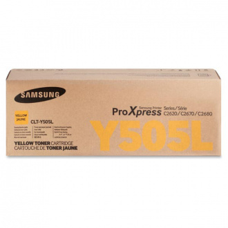 Cartuse toner - Samsung CLT-Y505L - Cartus toner yellow CLT-Y505L 3,5k Samsung SL-C2670fw