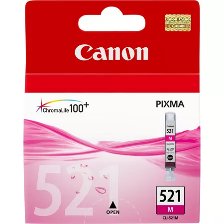 Cartuse de cerneala - CLI-521M Single Ink Tank magenta for iP3600, iP4600, MP540, MP620,