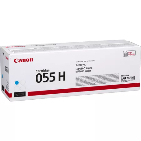 CRG-055HC - Toner Cartridge high yield Cyan for LBP66x series, MF74x series (5.900 pages) [1]