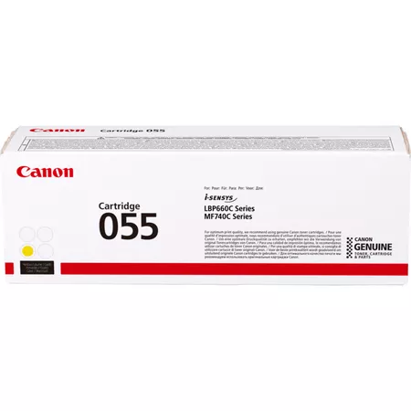 Cartuse toner - CRG-055Y - Toner Cartridge Yellow for LBP66x series, MF74x series  (2.100 pages)