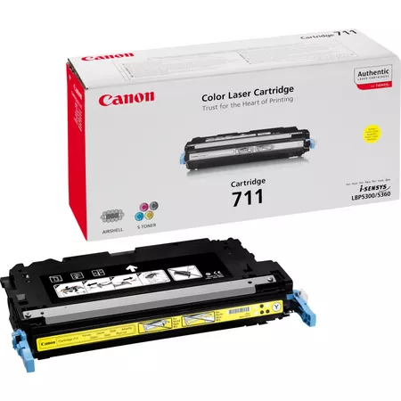 Cartuse toner - CRG-711Y  Toner Cartridge for LBP-5300, LBP5360 (6.000 pgs, 5%)