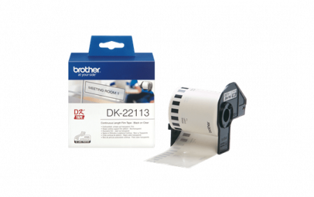 Benzi pentru etichete - DK22113 Film Clear Film tape 62mm X 15.24 M