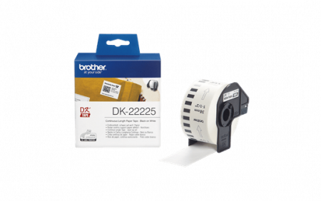 Benzi pentru etichete - DK22225 Continuous Paper Tape 38mm x 30.48m