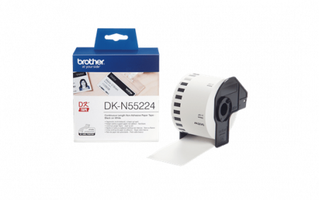Benzi pentru etichete - DKN55224 Continuous Paper Tape NON ADHESIVE 54mm x 30.48m