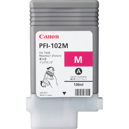 Cartuse de cerneala - Dye Ink Tank PFI-102 Magenta ,For LP17, LP24, iPF500, iPF6X0, iPF710/720, 130ml