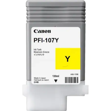 Cartuse de cerneala - Dye Ink Tank PFI-107 Yellow ,For iPF780,785, 130ml