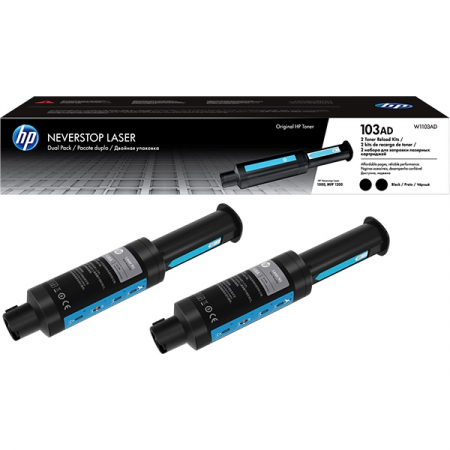 HP 103AD Neverstop Toner Reload Kit 2-Pack, pt. HP Neverstop Laser 1000/1200, 2 x 2.5k pag