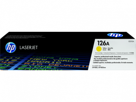 Cartuse toner - HP 126A CP1025/M175 Yellow LaserJet Print Cartridge (1000 pag)