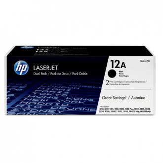 Cartuse toner - HP 12A Black Dual Pack LaserJet Toner Cartridges (2 x 2.000 pag)