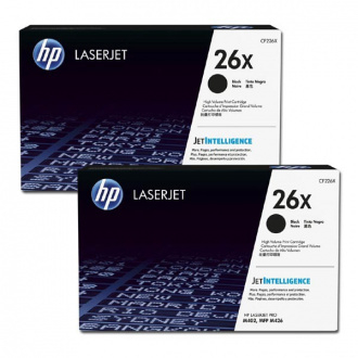 Cartuse toner - HP 26X 2-pack High Yield Black Original LaserJet Toner Cartridges (2 x 9k)