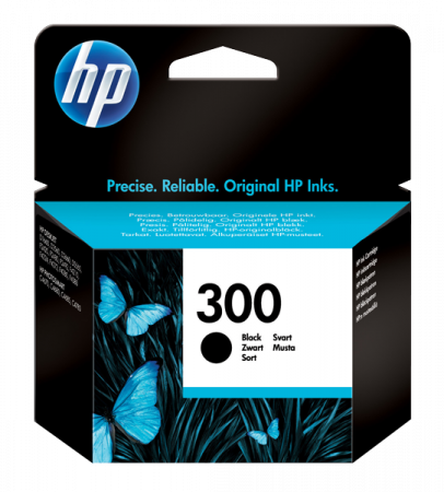 HP 300 Black Ink Cartridge with Vivera Ink