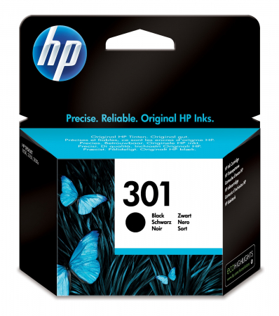 HP 301 Black Ink Cartridge with Vivera Ink