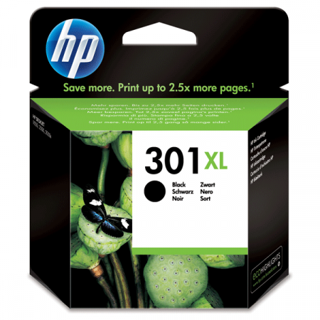 Cartuse de cerneala - HP 301XL Black Ink Cartridge with Vivera Ink