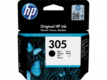 Cartuse de cerneala - HP 305 Black Original Ink Cartridge; pt. HP DJ 2320, 2710, 2720, 4120