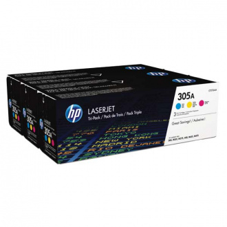 Cartuse toner - HP 305A CYM Tri-Pack Laserjet Toner Cartridge