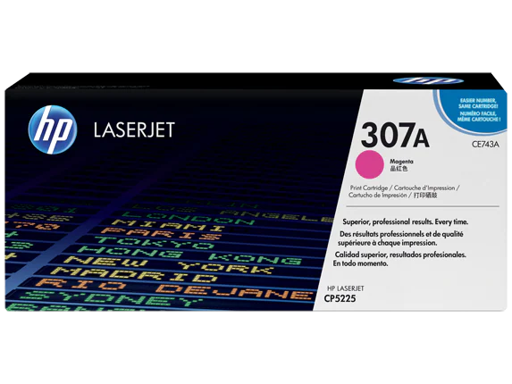 Cartuse toner - HP 307A - Color LaserJet CP5225 Magenta Print Cartridge (7.300 pag)