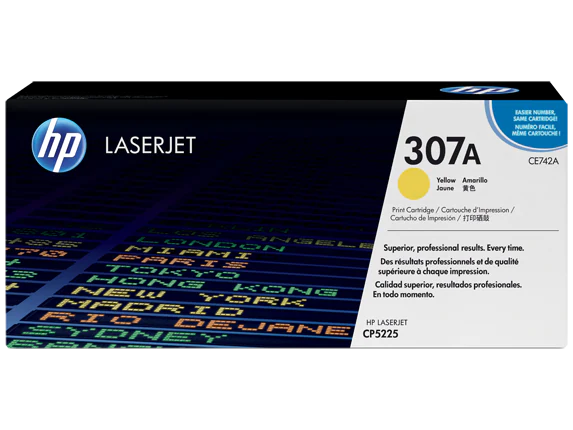 Cartuse toner - HP 307A - Color LaserJet CP5225 Yellow Print Cartridge (7.300 pag)