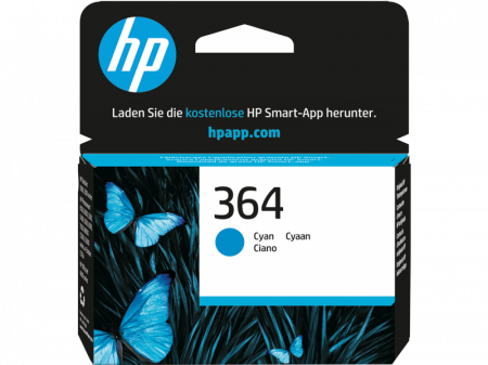 Cartuse de cerneala - HP 364 Cyan Ink Cartridge with Vivera Ink