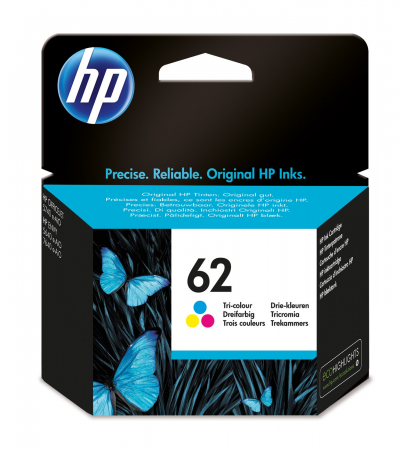 Cartuse de cerneala - HP 62 Tri-color Original Ink Cartridge; pt Officejet Mobile 200 / 250