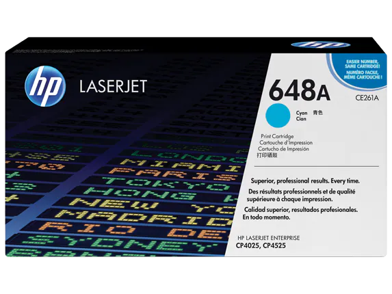 HP 648A Color LaserJet -  CP4525 Cyan Print Cartridge (11.000 pag)