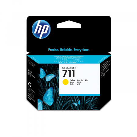 Cartuse de cerneala - HP 711 29-ml Yellow Ink Cartridge