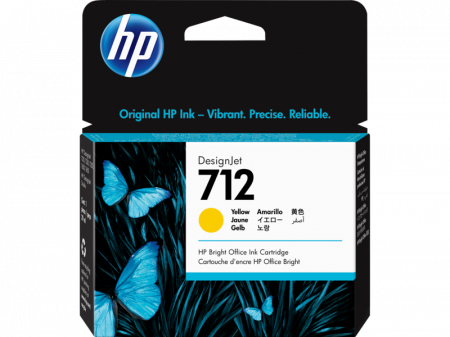 Cartuse de cerneala - HP 712 29-ml Yellow DesignJet Ink Cartridge