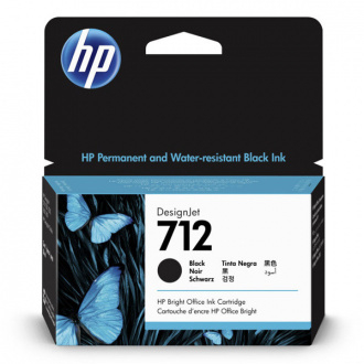 HP 712 38-ml Black DesignJet Ink Cartridge