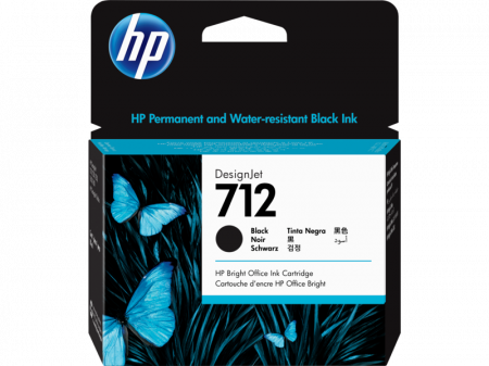 Cartuse de cerneala - HP 712 80-ml Black DesignJet Ink Cartridge