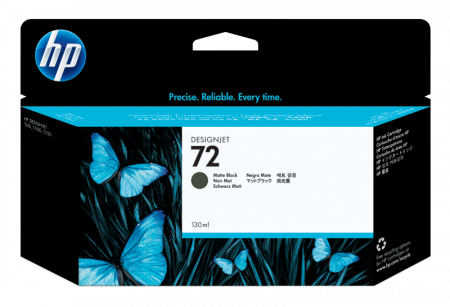 HP 72 130 ml Matte Black Ink Cartridge with Vivera Ink