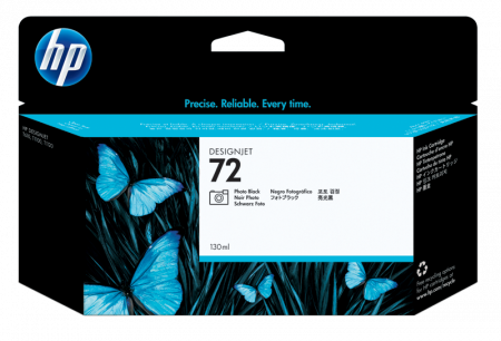 HP 72 130 ml Photo Black Ink Cartridge with Vivera Ink